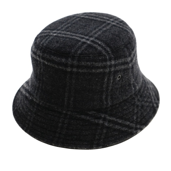 Burberry Wool Check Bucket Hat Size M New - Picture 1 of 5